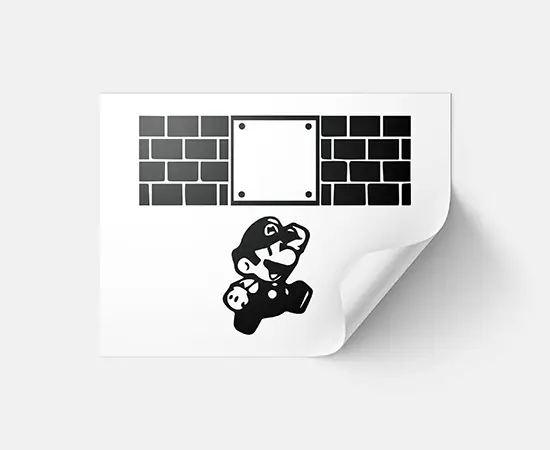 Sticker House - Laptop Çizgi Karakter